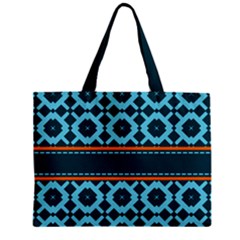 Pattern 28 Zipper Mini Tote Bag