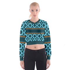 Pattern 28 Cropped Sweatshirt