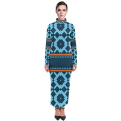 Pattern 28 Turtleneck Maxi Dress