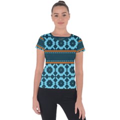 Pattern 28 Short Sleeve Sports Top  by GardenOfOphir