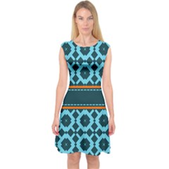 Pattern 28 Capsleeve Midi Dress