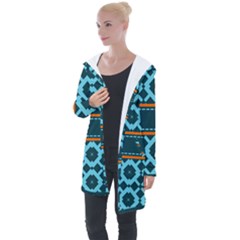 Pattern 28 Longline Hooded Cardigan