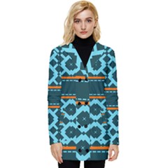 Pattern 28 Button Up Hooded Coat 