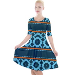 Pattern 28 Quarter Sleeve A-Line Dress