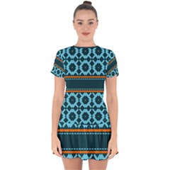 Pattern 28 Drop Hem Mini Chiffon Dress