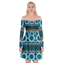 Pattern 28 Off Shoulder Skater Dress