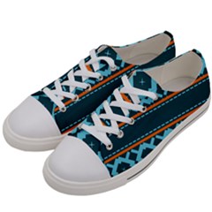 Pattern 28 Men s Low Top Canvas Sneakers