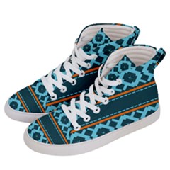 Pattern 28 Women s Hi-Top Skate Sneakers