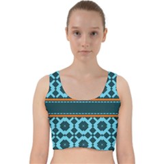 Pattern 28 Velvet Racer Back Crop Top