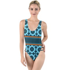 Pattern 28 High Leg Strappy Swimsuit