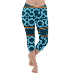 Pattern 28 Lightweight Velour Capri Yoga Leggings