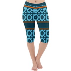 Pattern 28 Lightweight Velour Cropped Yoga Leggings