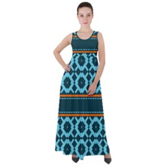 Pattern 28 Empire Waist Velour Maxi Dress