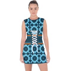 Pattern 28 Lace Up Front Bodycon Dress