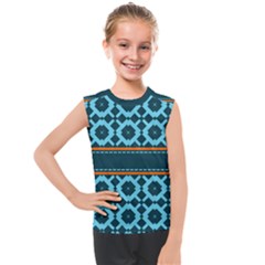 Pattern 28 Kids  Mesh Tank Top by GardenOfOphir