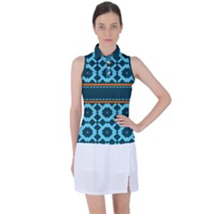 Pattern 28 Women s Sleeveless Polo Tee