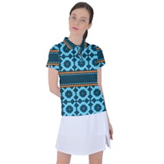 Pattern 28 Women s Polo Tee