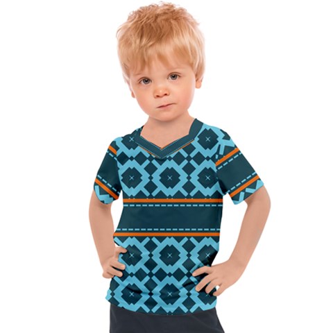 Pattern 28 Kids  Sports Tee by GardenOfOphir