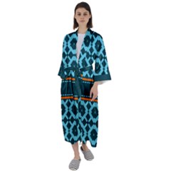 Pattern 28 Maxi Satin Kimono