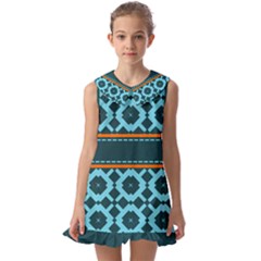 Pattern 28 Kids  Pilgrim Collar Ruffle Hem Dress