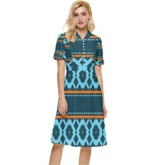 Pattern 28 Button Top Knee Length Dress