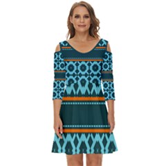 Pattern 28 Shoulder Cut Out Zip Up Dress