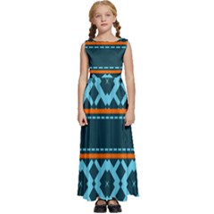 Pattern 28 Kids  Satin Sleeveless Maxi Dress