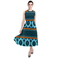 Pattern 28 Round Neck Boho Dress by GardenOfOphir