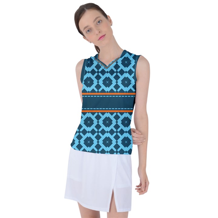 Pattern 28 Women s Sleeveless Sports Top