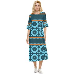 Pattern 28 Double Cuff Midi Dress by GardenOfOphir