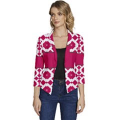 Pattern 30 Women s Casual 3/4 Sleeve Spring Jacket