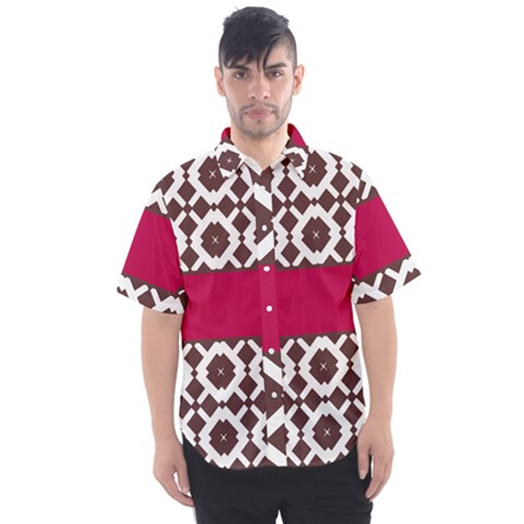 Pattern 31 Men s Short Sleeve Shirt by GardenOfOphir