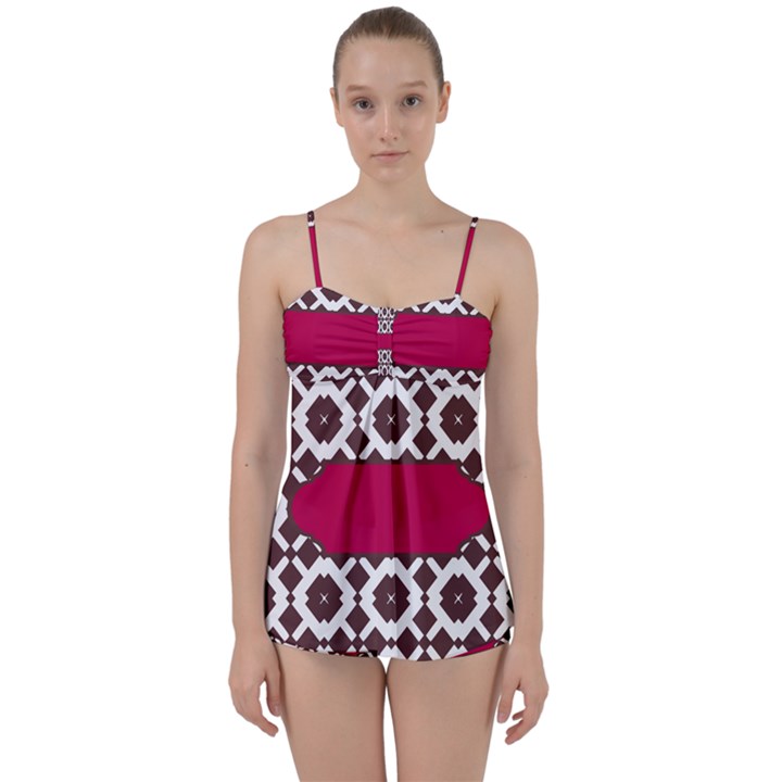 Pattern 31 Babydoll Tankini Set