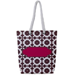 Pattern 31 Full Print Rope Handle Tote (small) by GardenOfOphir