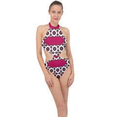 Pattern 31 Halter Side Cut Swimsuit by GardenOfOphir