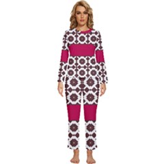 Pattern 31 Womens  Long Sleeve Lightweight Pajamas Set by GardenOfOphir