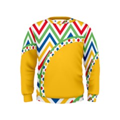 Pattern 32 Kids  Sweatshirt by GardenOfOphir