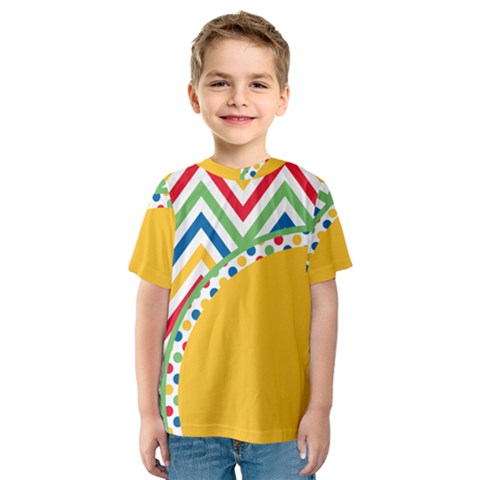 Pattern 32 Kids  Sport Mesh Tee by GardenOfOphir