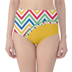 Pattern 32 Classic High-waist Bikini Bottoms by GardenOfOphir