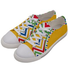 Pattern 32 Men s Low Top Canvas Sneakers by GardenOfOphir