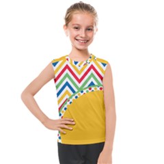 Pattern 32 Kids  Mesh Tank Top by GardenOfOphir