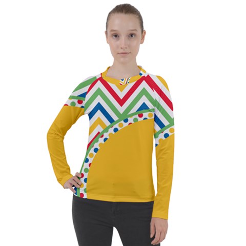 Pattern 32 Women s Pique Long Sleeve Tee by GardenOfOphir