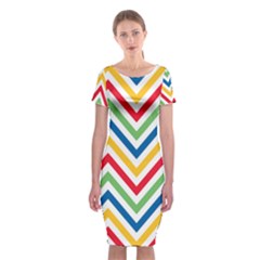 Pattern 33 Classic Short Sleeve Midi Dress by GardenOfOphir