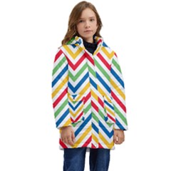 Pattern 33 Kid s Hooded Longline Puffer Jacket by GardenOfOphir