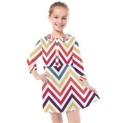 Pattern 35 Kids  Quarter Sleeve Shirt Dress by GardenOfOphir