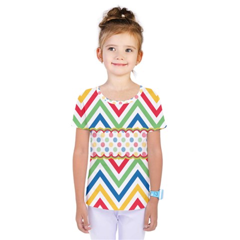 Pattern 34 Kids  One Piece Tee by GardenOfOphir