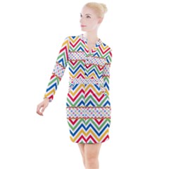 Pattern 34 Button Long Sleeve Dress by GardenOfOphir