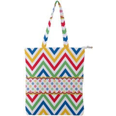 Pattern 34 Double Zip Up Tote Bag by GardenOfOphir