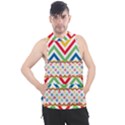 Pattern 34 Men s Sleeveless Hoodie View1