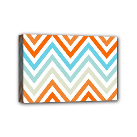 Pattern 36 Mini Canvas 6  X 4  (stretched) by GardenOfOphir